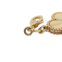 Load image into Gallery viewer, Van Cleef & Arpels Vintage Alhambra Bracelet 5 motifs guillocheVCARP3JK00 18K Yellow Gold