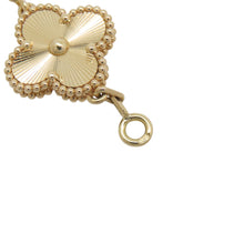 Load image into Gallery viewer, Van Cleef & Arpels Vintage Alhambra Bracelet 5 motifs guillocheVCARP3JK00 18K Yellow Gold