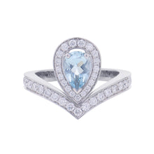 将图像加载到图库查看器中,Chaumet Josephine Aigrette Ring Size 48/#8083297 18K White Gold