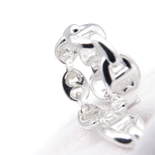 Load image into Gallery viewer, HERMES Chaine d'Ancre Double Ring Size 57/#17H122607B 00057 SV925