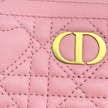 将图像加载到图库查看器中,Dior Karo Lavender Coin Purse Pink Lambskin