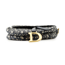 Load image into Gallery viewer, Dior Oblique Saddlebag Navy/BeigeM0447CTZQ_M928 Canvas Leather Size Mini