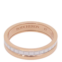 将图像加载到图库查看器中,Boucheron Quatre White Ring Half Size 47/#7JAL00238 K18PG Ceramic