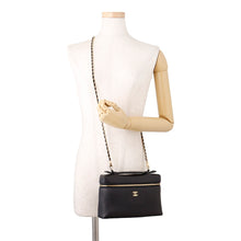 Load image into Gallery viewer, CHANEL Vanity case BlackAP5347 Calf Leather Size Large