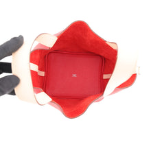 将图像加载到图库查看器中,HERMES Picotin Lock Touch Rouge Tomate/Rose Eglantine Taurillon Clemence Swift Leather Size MM