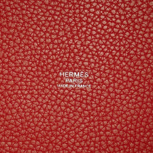 将图像加载到图库查看器中,HERMES Picotin Lock Touch Rouge Tomate/Rose Eglantine Taurillon Clemence Swift Leather Size MM