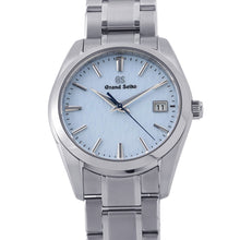 将图像加载到图库查看器中,SEIKO Grand SEIKO Heritage Collection W37mm TI Light Blue DialSBGX357