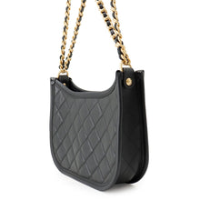 Load image into Gallery viewer, CHANEL Matelasse Chain Hobo BlackAS4666 Calf Leather