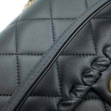 Load image into Gallery viewer, CHANEL Matelasse Single Flap Shoulder Bag BlackAS2496 Lambskin
