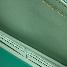 Load image into Gallery viewer, CHANEL Matelasse Classic Chain Wallet GreenAP0250 Caviar Leather