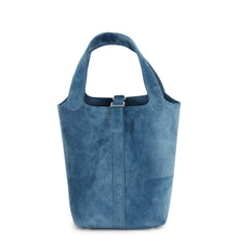 将图像加载到图库查看器中,HERMES Picotin Blue Thalassa Dobris Swift Leather Size PM