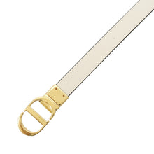 Load image into Gallery viewer, Dior 30Montaigne Reversible Belt Size 70 Black/Latte WhiteB0446UWGA_M911 Smooth Calf Leather