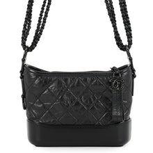 将图像加载到图库查看器中,CHANEL Gabriel de CHANEL Hobo Bag BlackA91810 Aged Calf Leather Size Small