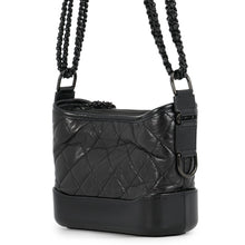 将图像加载到图库查看器中,CHANEL Gabriel de CHANEL Hobo Bag BlackA91810 Aged Calf Leather Size Small