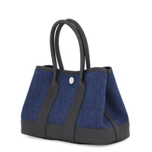 Load image into Gallery viewer, HERMES Neo Garden Denim Moyen/Black Denim Negonda Leather Size 23