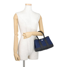 Load image into Gallery viewer, HERMES Neo Garden Denim Moyen/Black Denim Negonda Leather Size 23