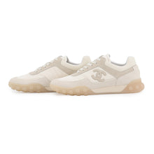 Load image into Gallery viewer, CHANEL CC Logo Sneakers IvoryG47269-B24494-UA404 Calf Leather suede Size 39