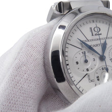 Load image into Gallery viewer, CARTIER Pasha Chronograph W42mm Stainless Steel White DialW31085M7