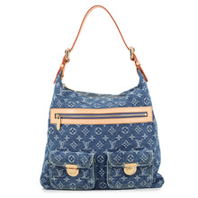 Load image into Gallery viewer, LOUIS VUITTON Baggy Blue/YellowM95048 Monogram Denim Size GM
