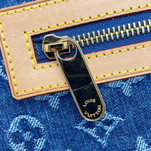 Load image into Gallery viewer, LOUIS VUITTON Baggy Blue/YellowM95048 Monogram Denim Size GM