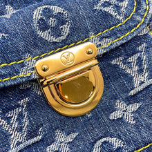 Load image into Gallery viewer, LOUIS VUITTON Baggy Blue/YellowM95048 Monogram Denim Size GM