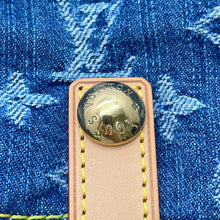 Load image into Gallery viewer, LOUIS VUITTON Baggy Blue/YellowM95048 Monogram Denim Size GM