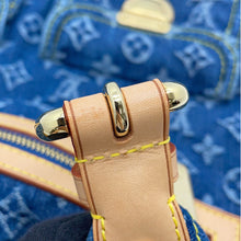 Load image into Gallery viewer, LOUIS VUITTON Baggy Blue/YellowM95048 Monogram Denim Size GM