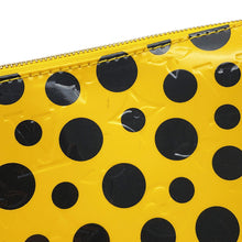 将图像加载到图库查看器中,LOUIS VUITTON Pochette Accessoires JauneM91426 Monogram Vernis Leather Dot Infinity Yayoi Kusama