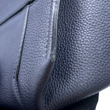 Load image into Gallery viewer, LOEWE Flamenco Knot Bicolor Tote Bag Midnight Blue/Black321.12.T30 Leather Size Large