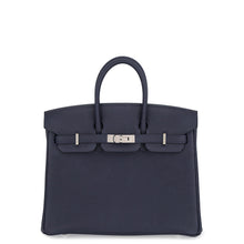 将图像加载到图库查看器中,HERMES Birkin Blue Nuit Togo Leather Size 25