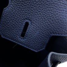 将图像加载到图库查看器中,HERMES Birkin Blue Nuit Togo Leather Size 25