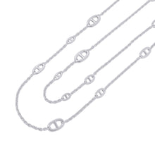 Load image into Gallery viewer, HERMES Chaine d'Ancre Farandole Necklace Size 120 SV925