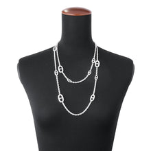 Load image into Gallery viewer, HERMES Chaine d'Ancre Farandole Necklace Size 120 SV925