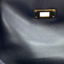 将图像加载到图库查看器中,HERMES Kelly Sellier Black Box Calf Leather Size 32