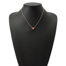 Load image into Gallery viewer, HERMES Pop Ash Necklace Rocabar Size Mini Beaute Lacquer Gold Plated