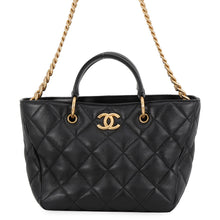 将图像加载到图库查看器中,CHANEL Matelasse 2WAY shopping bag BlackAS4188 Lambskin Size Small