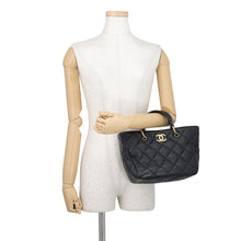 将图像加载到图库查看器中,CHANEL Matelasse 2WAY shopping bag BlackAS4188 Lambskin Size Small