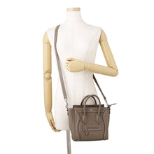 Load image into Gallery viewer, CELINE Luggage Greige189243 Leather Size Nano
