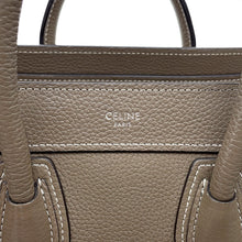 Load image into Gallery viewer, CELINE Luggage Greige189243 Leather Size Nano