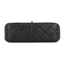 将图像加载到图库查看器中,CHANEL Matelasse Bag Charm Single Flap Chain Shoulder BlackAS2978-B07261-94305 Lambskin Rhinestone Faux Pearl