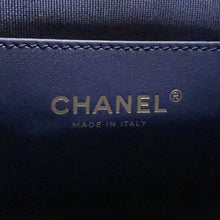 将图像加载到图库查看器中,CHANEL Matelasse Drawstring Double Pocket Backpack NavyAS4342 Calf Leather