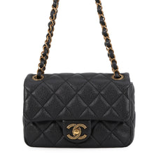 将图像加载到图库查看器中,CHANEL Matelasse Shoulder back BlackAS5098 Caviar Leather Size Mini