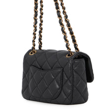 将图像加载到图库查看器中,CHANEL Matelasse Shoulder back BlackAS5098 Caviar Leather Size Mini