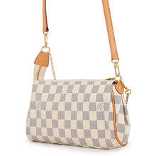 将图像加载到图库查看器中,LOUIS VUITTON Eva BeigeN55214 Damier Azur