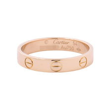 Load image into Gallery viewer, CARTIER Love Ring Size Small/54/#14B4085254/B4085200 18K Pink Gold