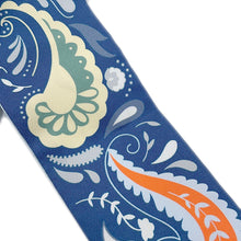 Load image into Gallery viewer, HERMES Twilly Cheetah Bandana GUEPARDS BANDANA Marine Clair/Blue Ciel/Vert Silk100%