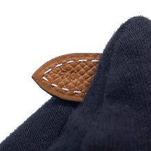 Load image into Gallery viewer, HERMES Belt buckle Mini H Leather belt 13 Size 70 Black/Gold Swift Leather Epsom