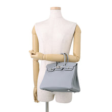 将图像加载到图库查看器中,HERMES Birkin Green Pantan Togo Leather Size 25