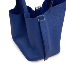 Load image into Gallery viewer, HERMES Picotin Lock Blue Tie Taurillon Clemence Size PM
