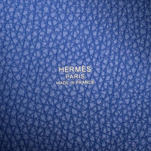 Load image into Gallery viewer, HERMES Picotin Lock Blue Tie Taurillon Clemence Size PM